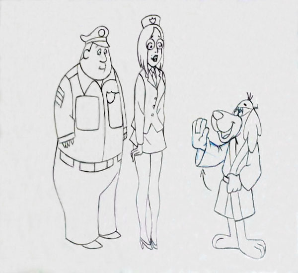 Hong Kong Phooey Original Production Drawing