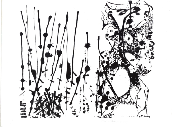 51Pollock untitled abstraction circa 1950s