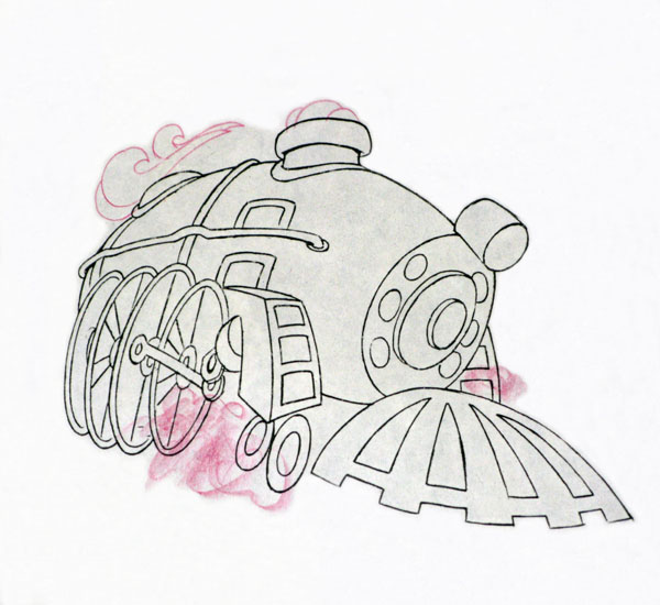Soul Train Original Production Drawing