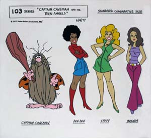 Captain Caveman Original Model Cel