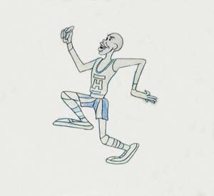 Harlem Globetrotters Original Production Drawing 2