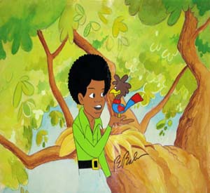 Jackson 5ive Original Production Cel - Michael