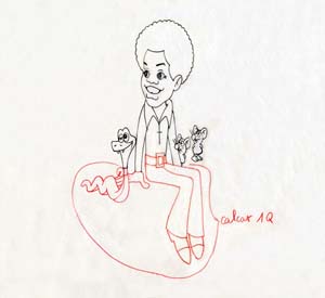 Jackson Five Original Production Drawing