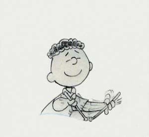 Peanuts Franklin Original Production Drawing
