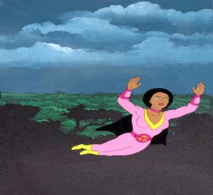 Space Sentinels Astrea Original Production Cel 2