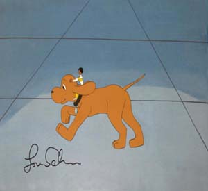 Tarzan And The Super 7 Micro Woman Original Production Cel