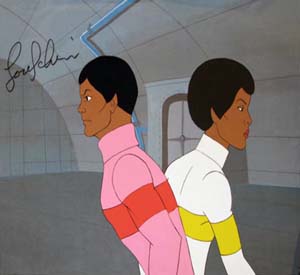 Tarzan And The Super 7 Super Stretch And Micro Woman Original Production Cel