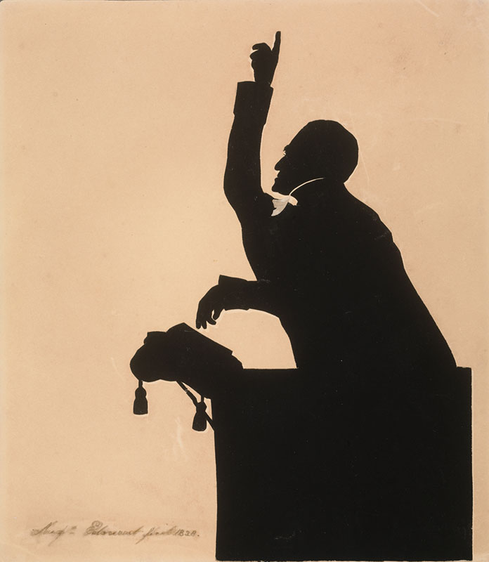 Auguste Amant Constant  Fidele Edouart [ French 1789-1861 ] THE ENGLISH EVANGELIST , CHARLES SIMIEON  [ comprised of 9 silhouettes ] 6