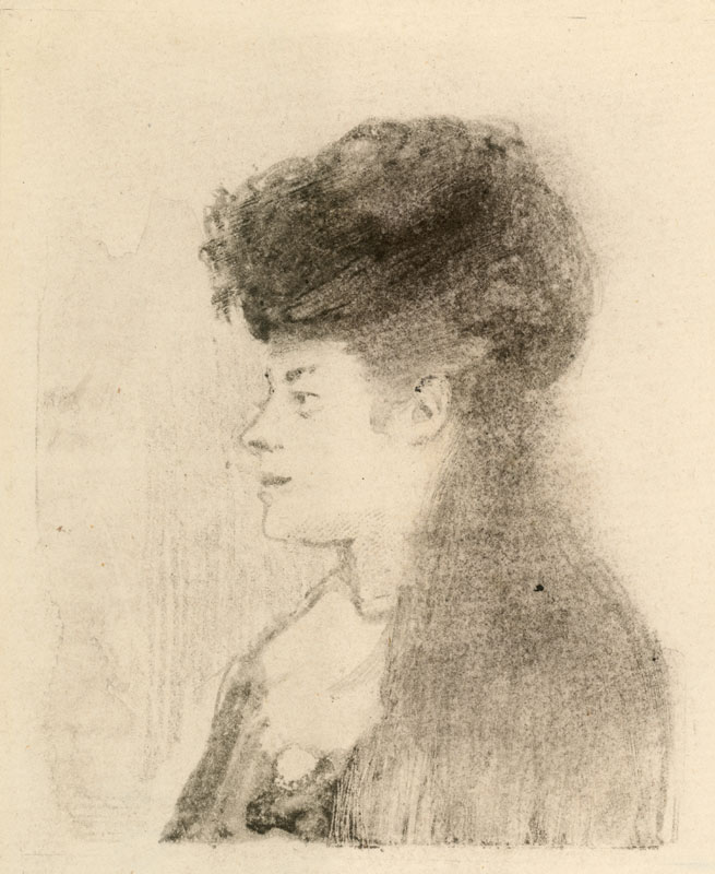 Edgar Degas [French, 1834-1917] THE ACTRESS ELLEN ANDRE