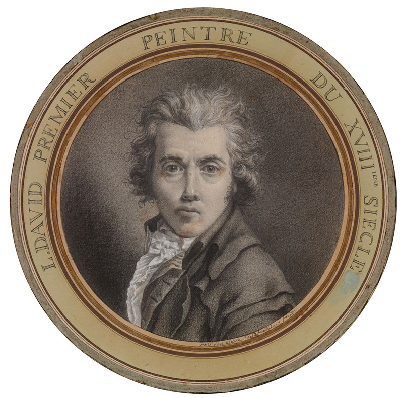 Pierre Maximillien Delafontaine [French, 1777-1860] JACQUE LOUIS DAVID IN PRISON