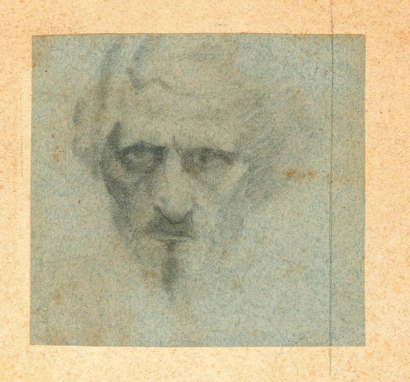 ean Baptiste Carpeaux [ French 1827-1875 ] SELF PORTRAIT , DYING