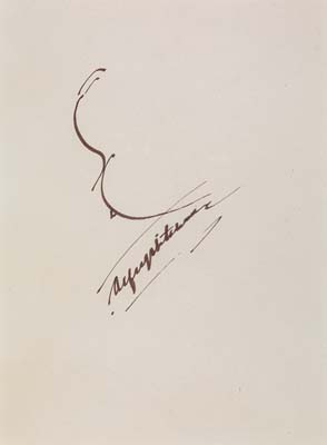 Alfred Hitchcock [ English , 1899-1980 ] SELF PORTRAIT