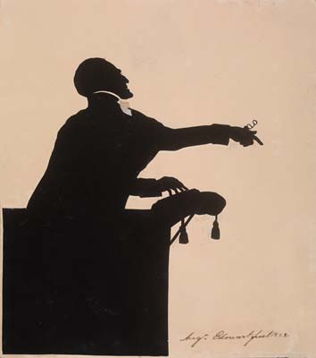 Auguste Amant Constant  Fidele Edouart [ French 1789-1861 ] THE ENGLISH EVANGELIST , CHARLES SIMIEON  [ comprised of 9 silhouettes ] 4