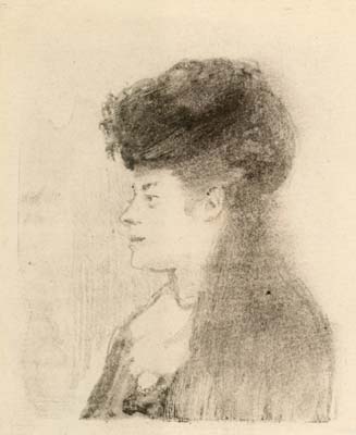 Edgar Degas [French, 1834-1917] THE ACTRESS ELLEN ANDRE